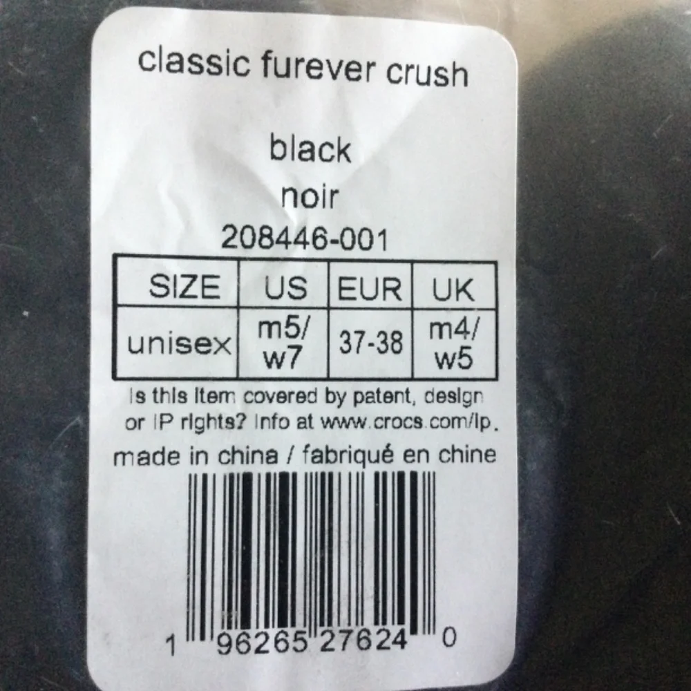 CROCS Furever Crush Classic fur lined Clog ( NEW w/Tags & Bag ) - Picture 3 of 13